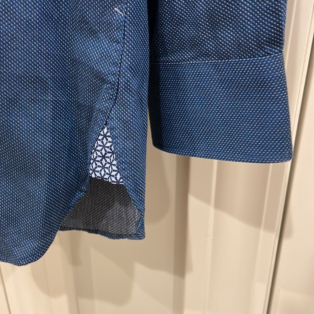 Ted Baker Navy Micro Dot Patterned Endurance Dres… - image 6